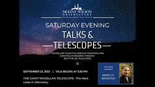 Talks and Telescopes:  Rebecca Bernstein, 
