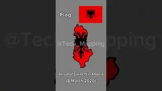 Evolution of Albania 🇦🇱 Part 1! #history #mapping #edit #geography #viral #country #shorts