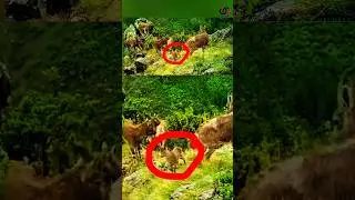 ردة فعل الأم قوية وغير متوقعة لحماية صغارها #shorts