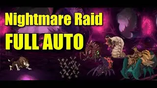 OBSOLETE VIDEO: SEE BELOW - FULL AUTO - ALL BOSSES - Nightmare Raid - step by step Auto Clear teams
