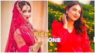 Actress Bridal vs Simple looks | Pick one | Thinking brain