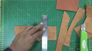 Time lapse of making the card holder