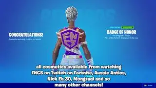 All Fortnite FNCS Twitch Drop Rewards!