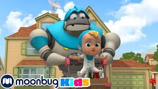 6 HOURS OF ARPO The Robot 🤖 - Plant Vs. Robot! | Moonbug Kids TV Shows | Cartoons For Kids