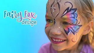 How to LEVEL UP basic BUTTERFLY- face painting tutorial
