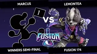 Fusion # 174 - Marcus (Mr.Game & Watch) vs LemonTea (Wolf) -Winners Semi-Final