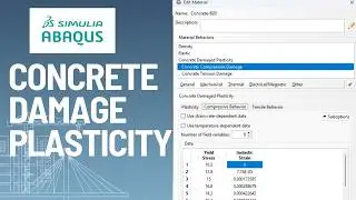[Bangla] Simplified Concrete Damage Modelling on ABAQUS | Structural Analysis