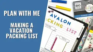 MAKING A VACATION PACKING LIST