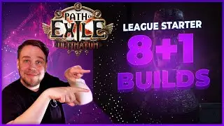 TOP 8 (+1) Liga Starter Builds 🔥 für Ultimatum: Community Auswahl [Path of Exile 3.14]
