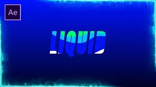 Liquid Text Animation After Effects _ After Effects Tutorial