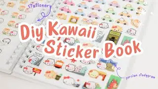 How to make kawaii Sticker Book | Kawaii sticker yapımı #craftideas #sticker
