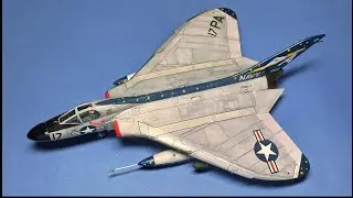 F4D-1 SKYRAY - небесный скат | Сборка модели от фирмы Tamiya 1/48 | Mr.Motochkin (КОРОТКАЯ ВЕРСИЯ)