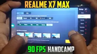 Realme X7 Max 90 Fps Bgmi Handcame | Pubg Handcame | Realme x7 max Pubg test