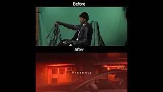 Blender 3D Before and After Greenscreen VFX