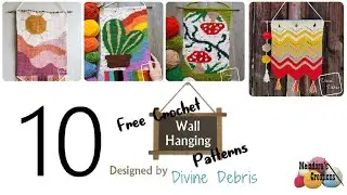 Get Creative With Crochet: 10 Wall Hanging Patterns You Can't Miss!