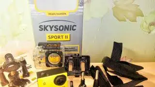 Моя экшн камера 📷 4к Skysonic Sport 2