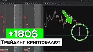 +180$ ЗА ПАРУ СЕКУНД СКАЛЬПИНГА ! Разбор сделок на пробой уровня ! Трейдинг криптовалют ! Vataga
