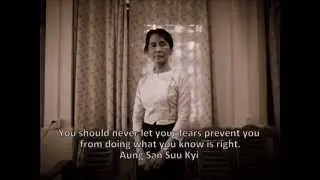 Aung San Suu Kyi quotes ~ Αούνγκ Σαν Σου Κι, πολιτικός & ακτιβίστρια..