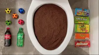 Will it Flush? Coca Cola, Fanta, Sprite, Coffee, M&M's, Skittles, GumBalls, Chocolate, Candy