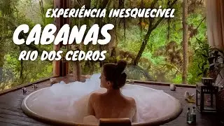 COMO É FICAR NAS CABANAS RIO DOS CEDROS, INTERIOR DE SANTA CATARINA