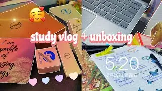 📦Unboxing my New Laptop 💻 and accessories + study vlog🔖 11th grader PCB