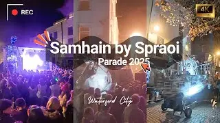Spraoi Samhain Parade 2025 | Waterford City Lights Up for Halloween👻🎶#spraoi #parade #ireland 