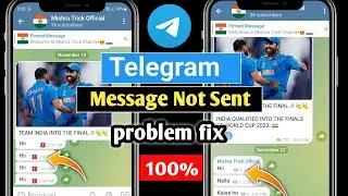 Telegram Message not sent | how to solve telegram message not sent problem 2024