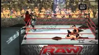 Apron Leg Drop To Ladder