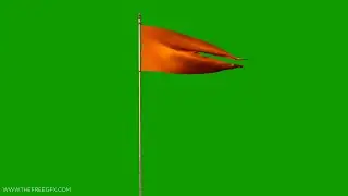 green screen temple flag