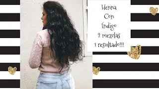 Henna con Índigo, 2 mezclas 1 resultado