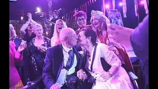 Ian & Jayne Oakley's wedding song - We are family - split screen version
