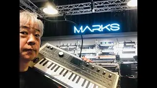 KORG microKORG 2いよいよ発売！！音を出してみました【MARKS】