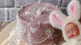 Что можно сделать из коробки. Шкатулка в виде торта