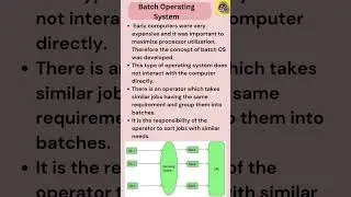 what is Batch Operating System ?🤔#batchoperatingsystem #os #batch