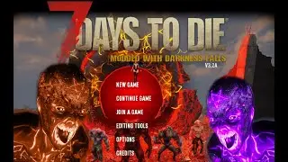 7 Days to Die A19 Darkness Falls x Sorcery Mod Day 3 Prep for the Hard Horde Night