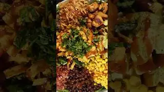 Chicken barbecue salad #shortvideo #food #viralvideo #foodie