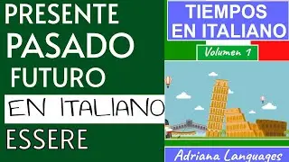 Curso de italiano básico clase 2 cómo conjugar essere en presente pasado y futuro