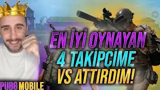 BÖYLE VS GÖRMEDİNİZ!! EN İYİ OYNAYAN 4 ABONEME VS ATTIRDIM! / Pubg Mobile