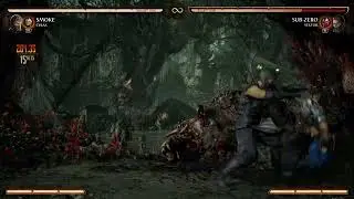 MK1 - Smoke  double invisible combo 40 hits