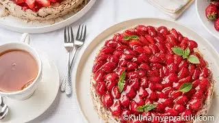 Классика европейского десерта – французский миндальный тарт с клубникой
