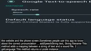 Android google text to speech engine google texttospeech is an official app from google th