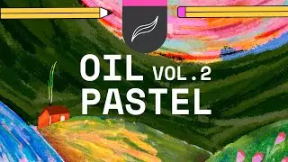 Procreate Brush Demo | Procreate Brush Oil Pastel Vol.2