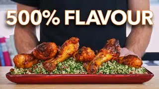 Lebanese Chicken Recipe with Tabbouleh | Lemon & Garlic Chicken