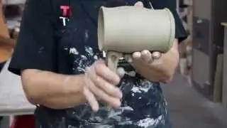 Making handles with Karen - Clay Craft Malaysia