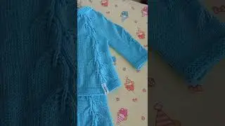 вязаный костюм 6-9 мес #подарок #вязание #детям