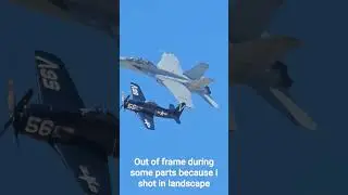 F/A-18 Legacy Flight with bearcat socal airshow March afb