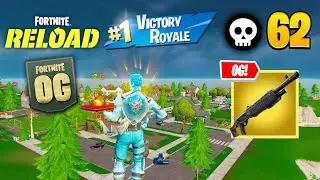 62 Elimination Solo Vs Squads Reload Zero Builds Gameplay Win🏆(NEW GAMEMOD!! Fortnite Reload)