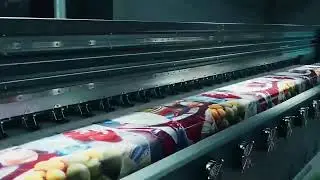 6. 6m giant industrial inkjet printer, high speed, high precision, high fidelity color restoratio