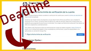 Verificación de cuenta Google Play Console
