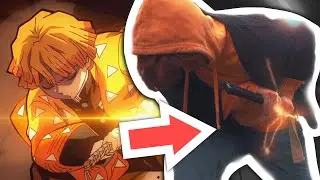 i recreated ZENITSU’s THUNDER BREATHING from DEMON SLAYER